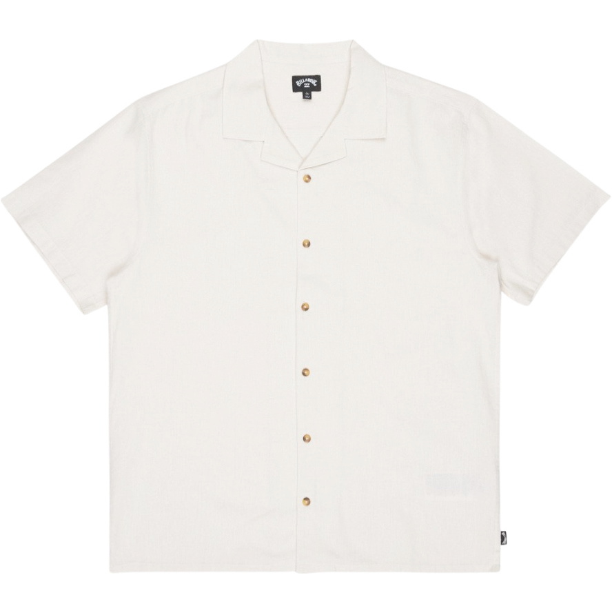 2026 Billabong Mens Vacay Linen Shirt EBYWT03030 - Off White